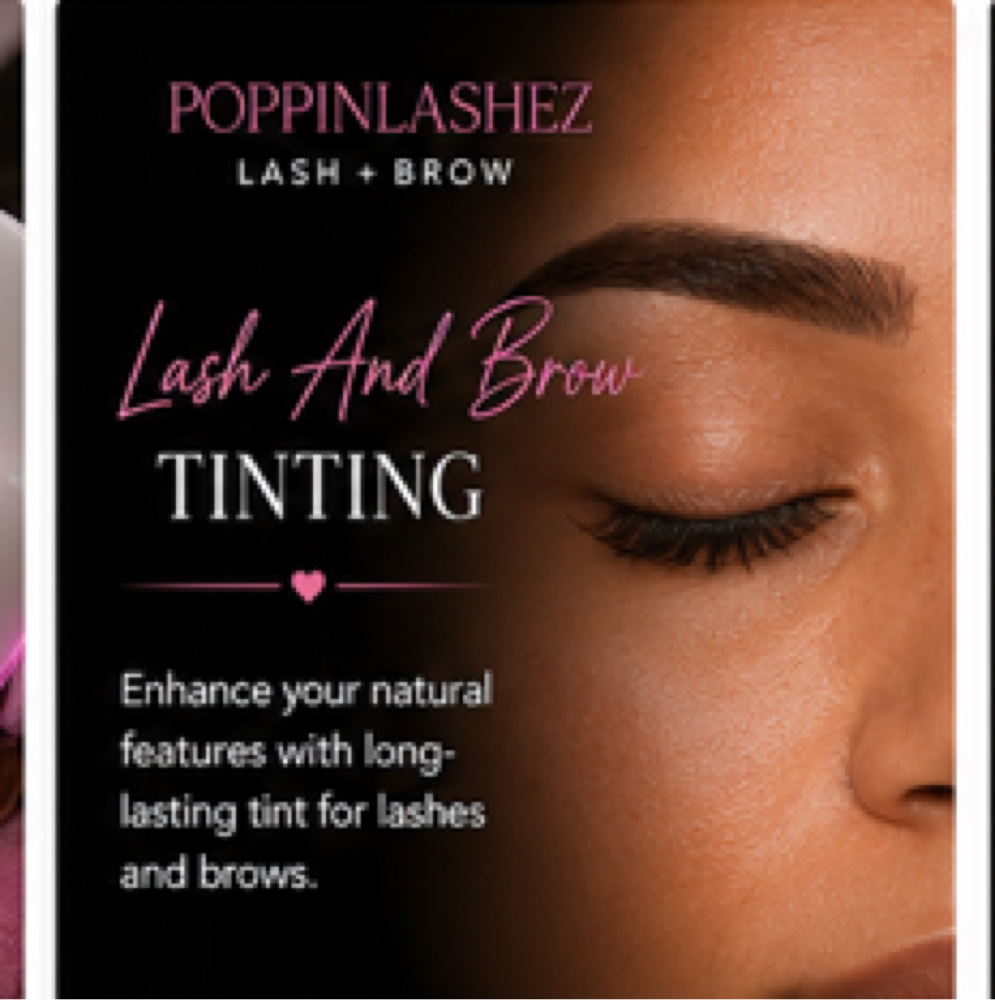 Lash Extensions And Brow Tinting at Poppinlashez