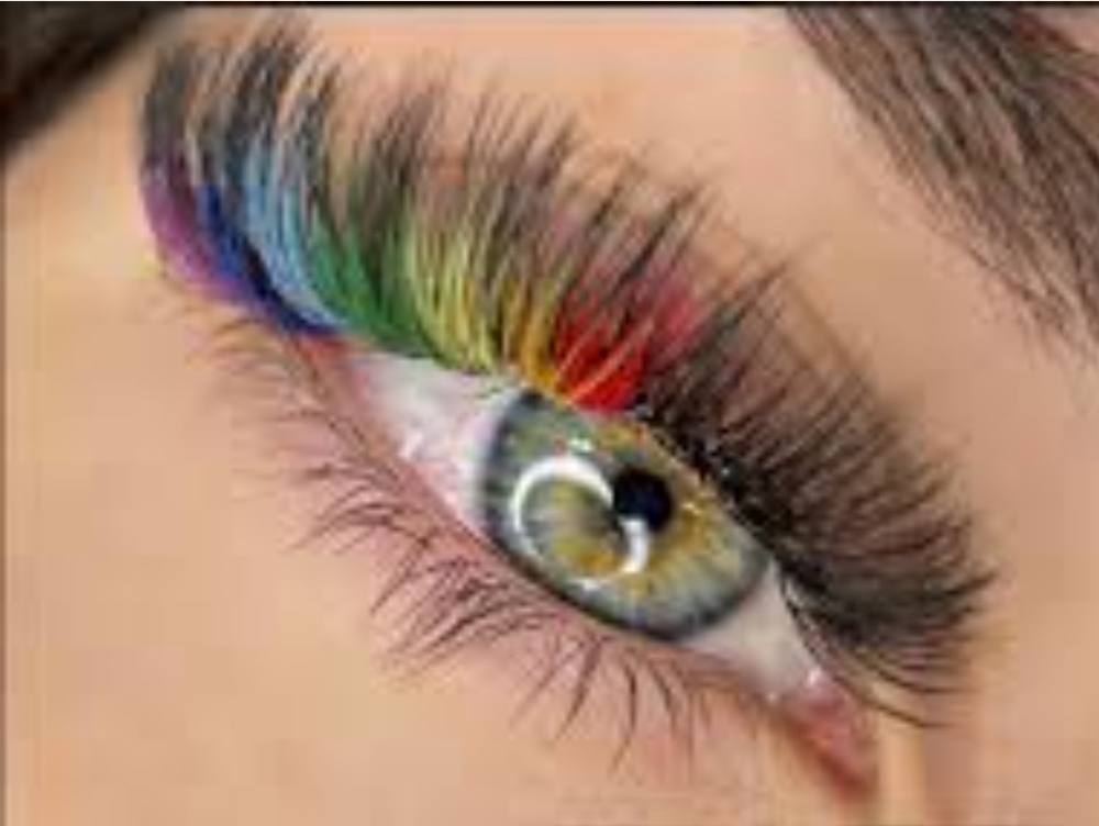 Color lashes