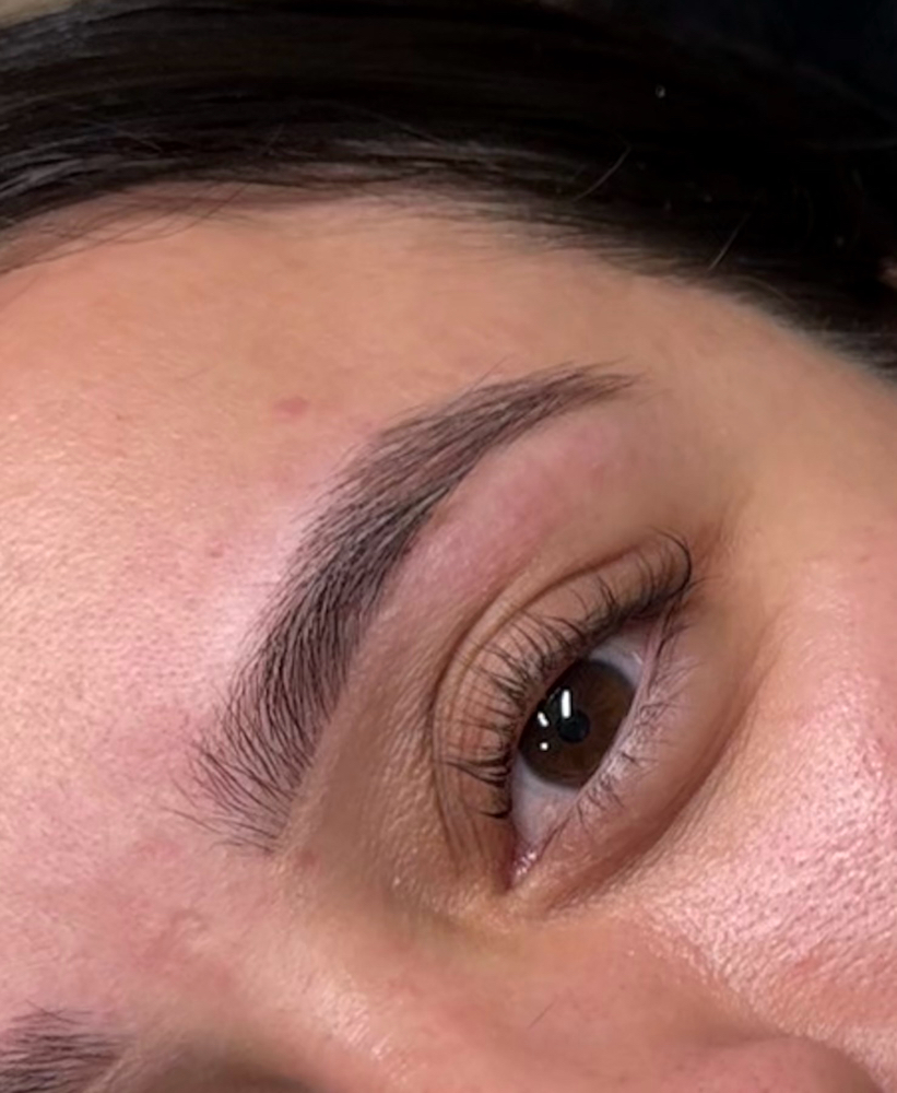Brow waxing