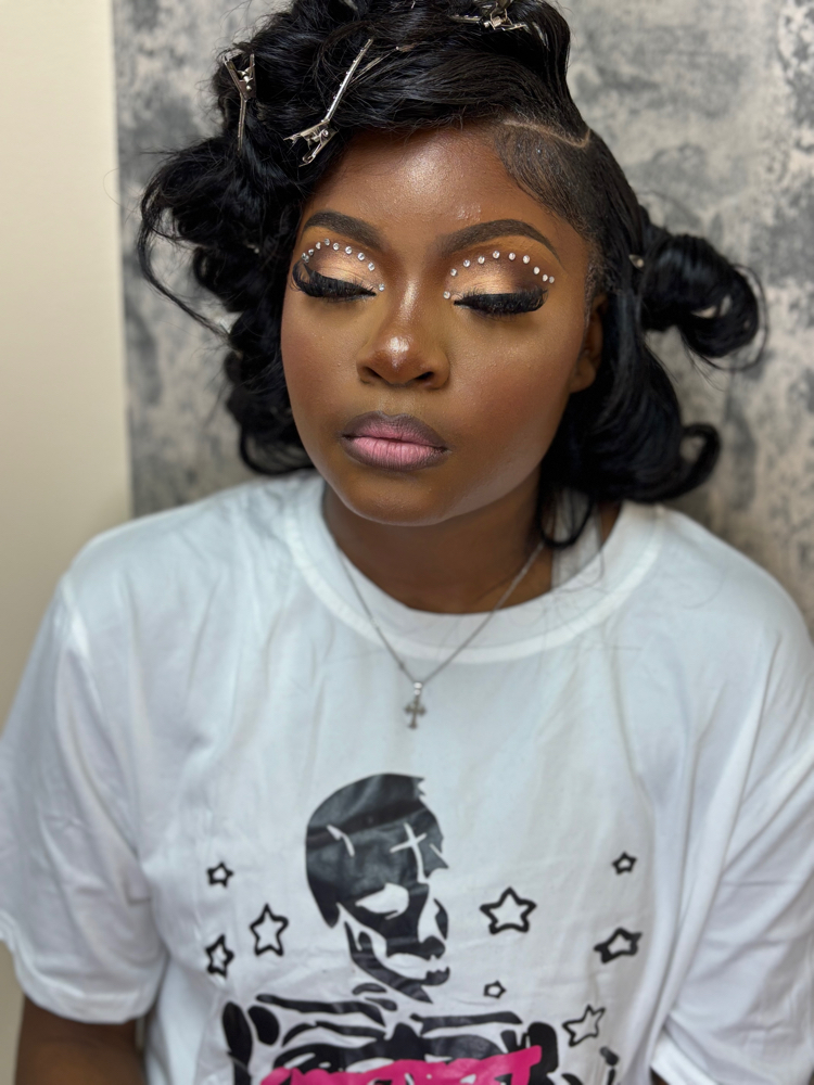 Full Glam at Jalissa Williams in New Brighton, MN
