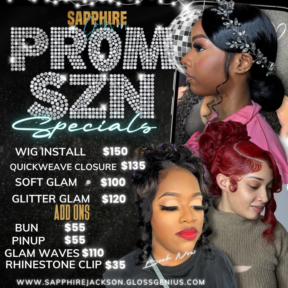 Prom Szn special at Sapphire  Jackson in Southfield, MI