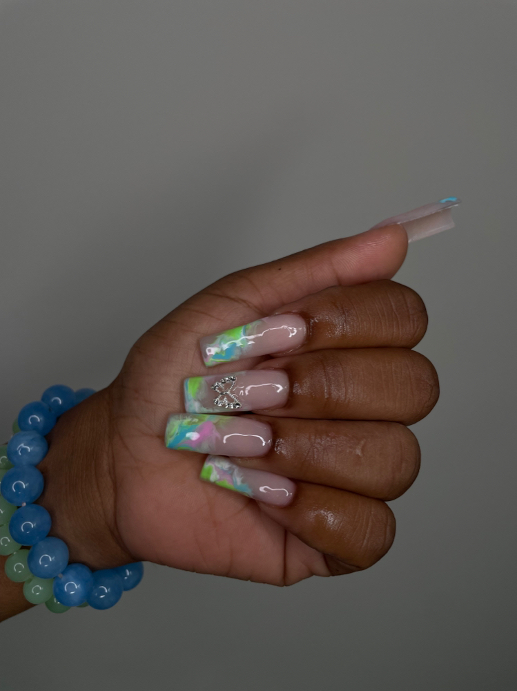 Water Color Design at TheSlimTippin in Charlotte, NC
