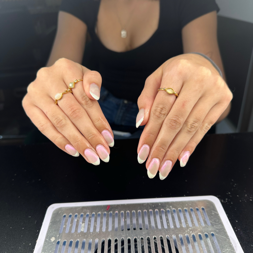 French tips at Beauty by Chey in Guilford, ME