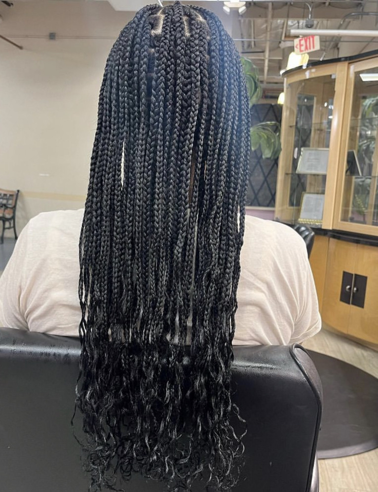 Box or Knotless Braids