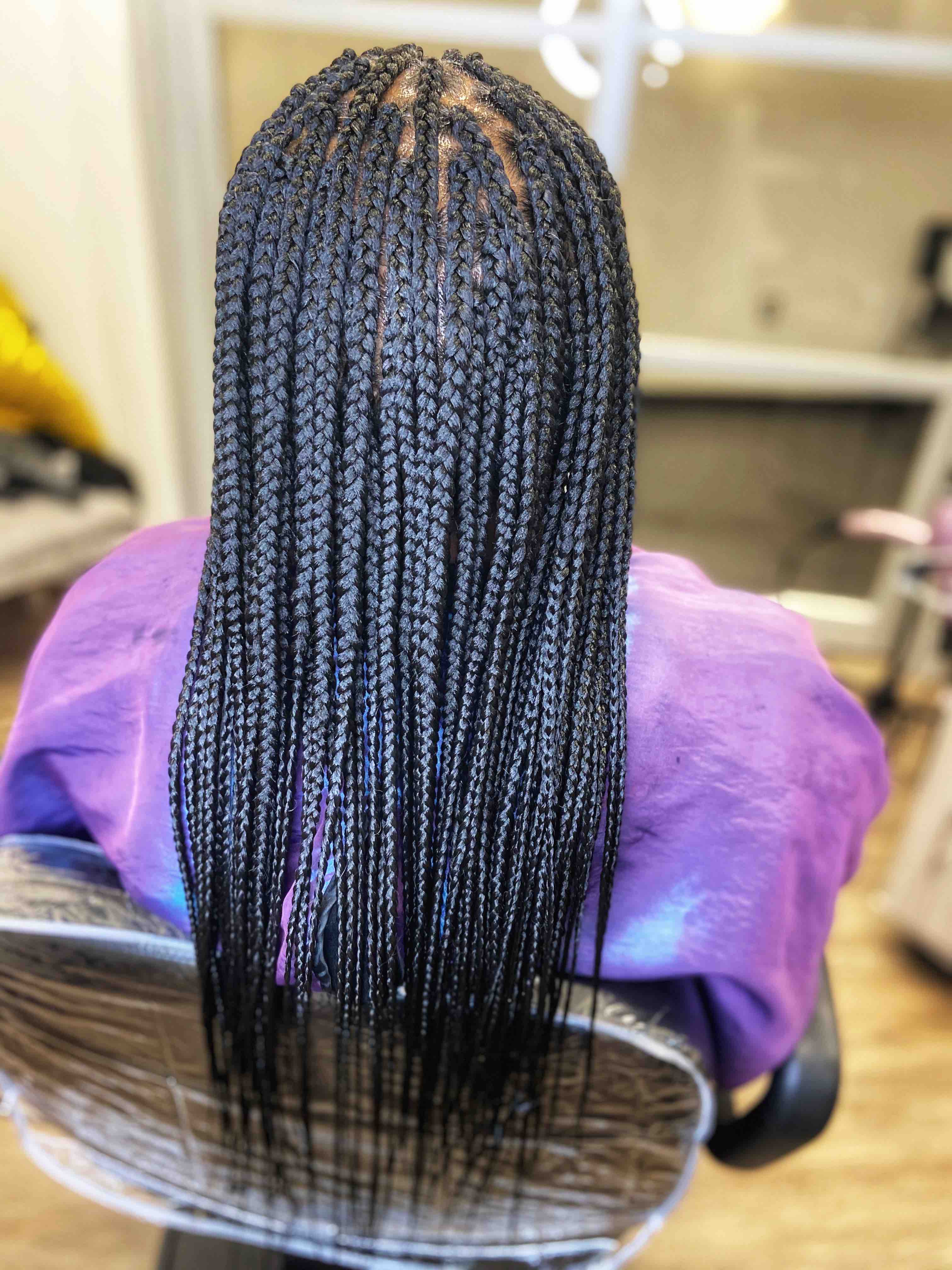 Small Box Braids (Waist Length)