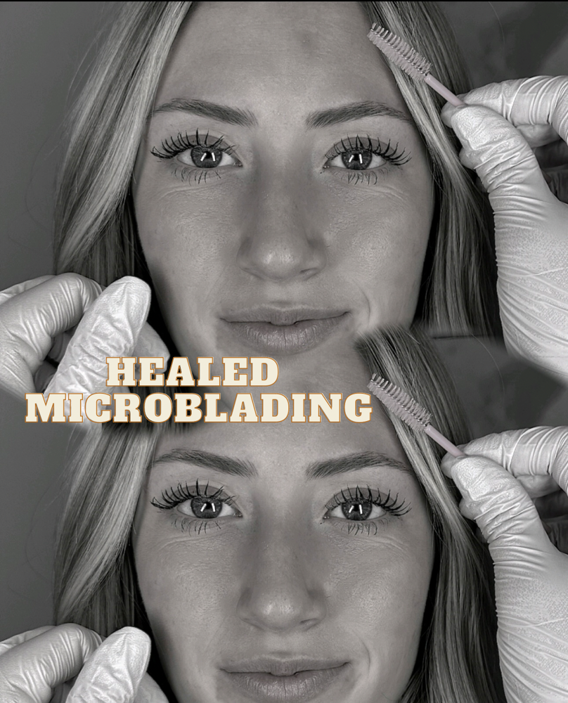 PMU brow consult + color Correction