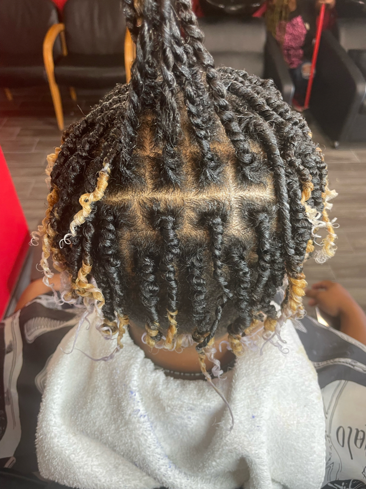 2 Strand Twist (Partial Head)