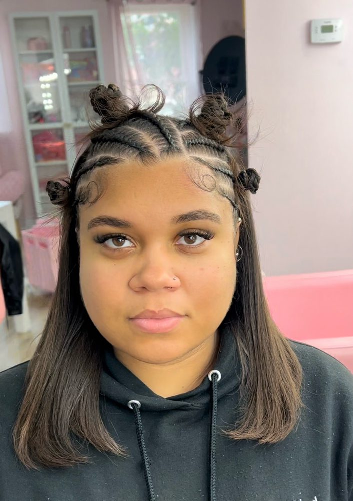 Half Stitch Braids at BraidsbyChaterin in Johnston, RI