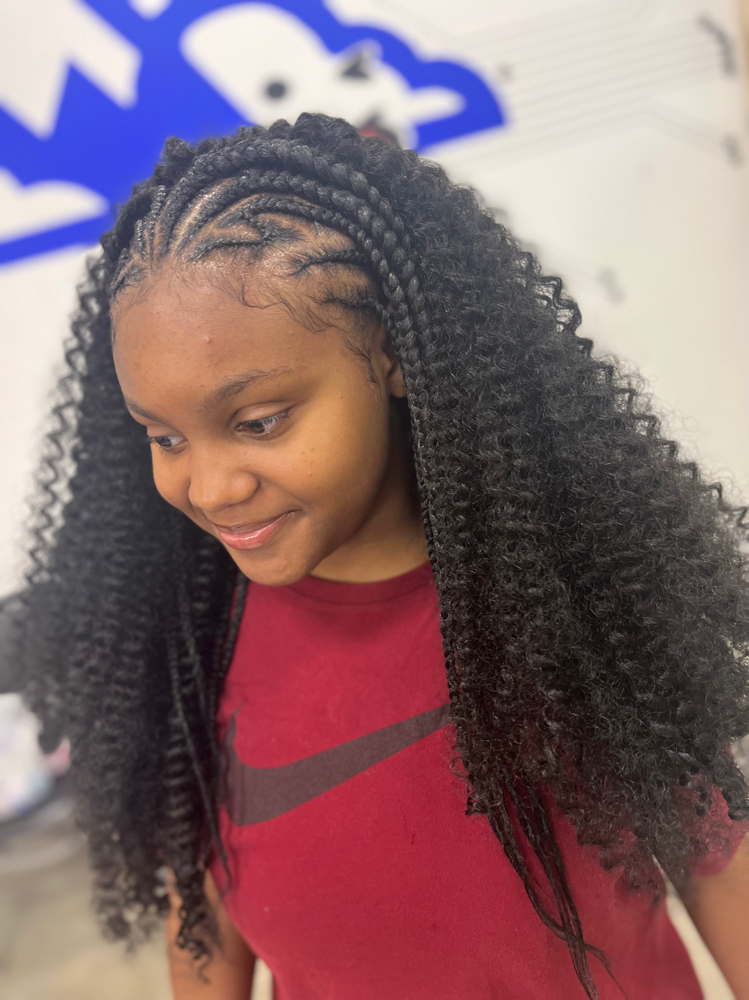 Half Braids Half Crochet