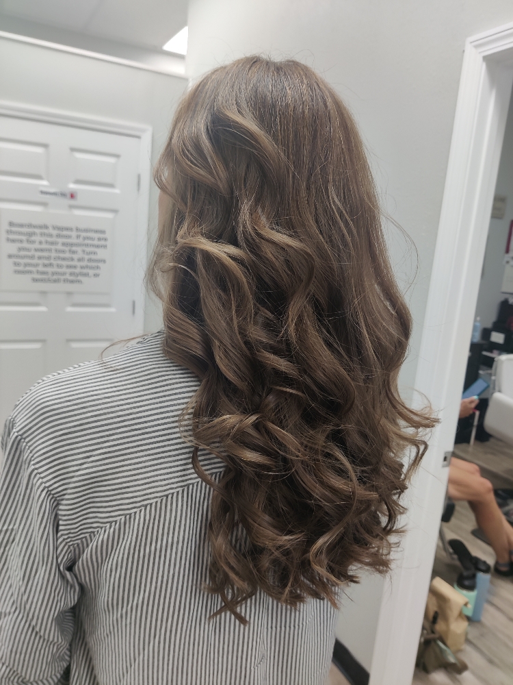 Balayage Hi Lites Natural Look