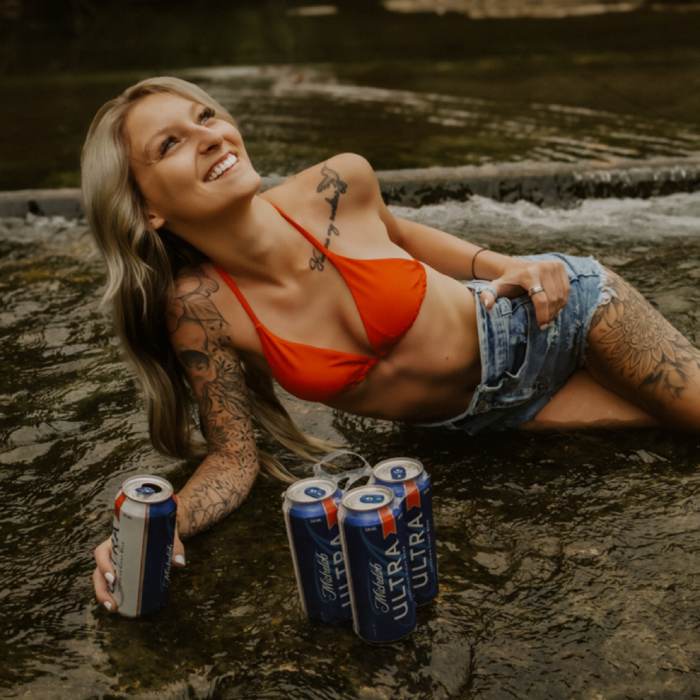 Beer Poster Boudoir Mini at Mckenzi Taylor Photography in Springfield, MO