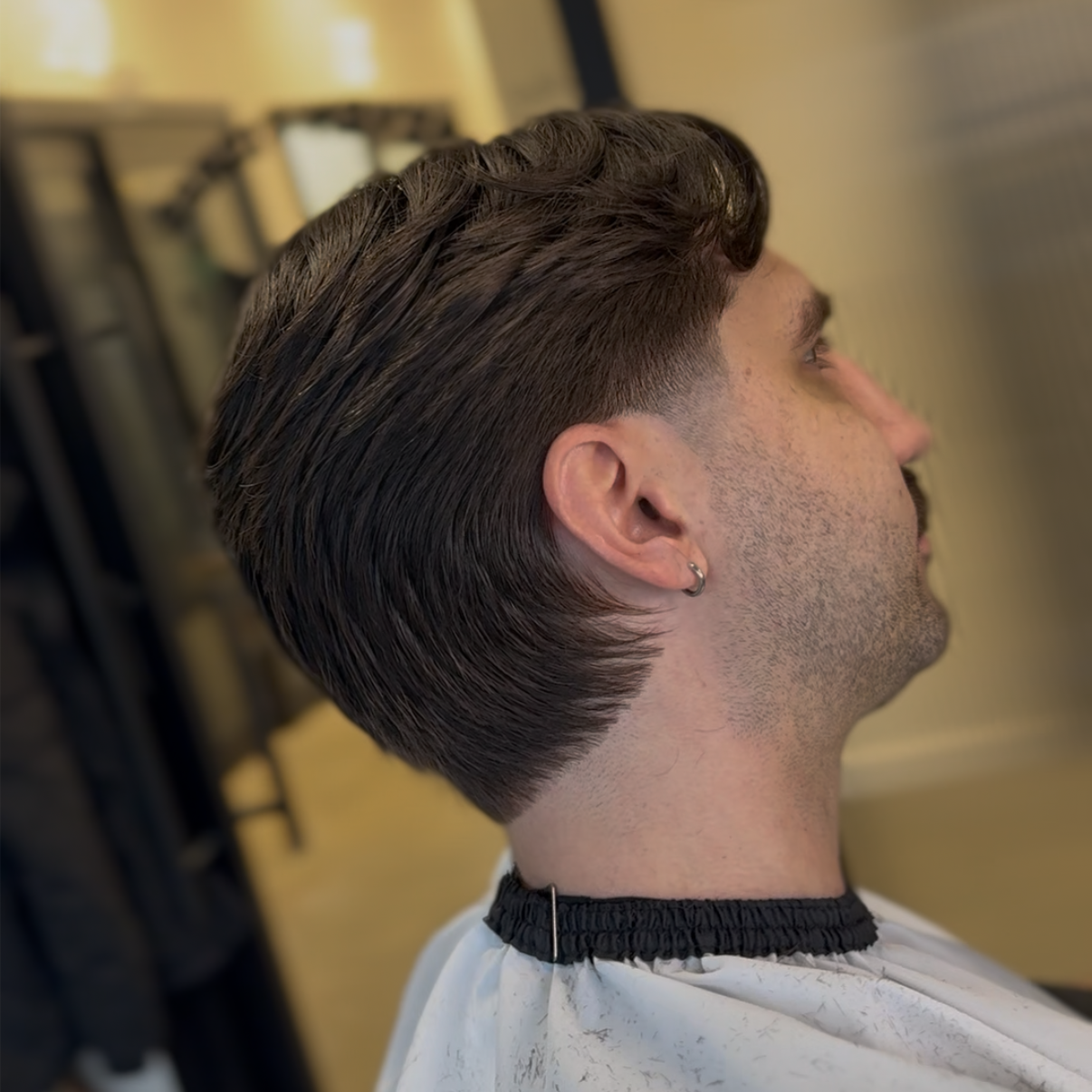 Short Scissors Haircut at Seven Fishes in Brooklyn, NY