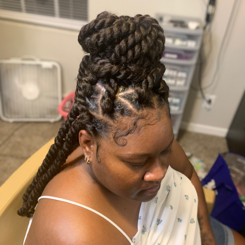 Large Passion Twists at Glamour Touch by Che' in Durham, NC