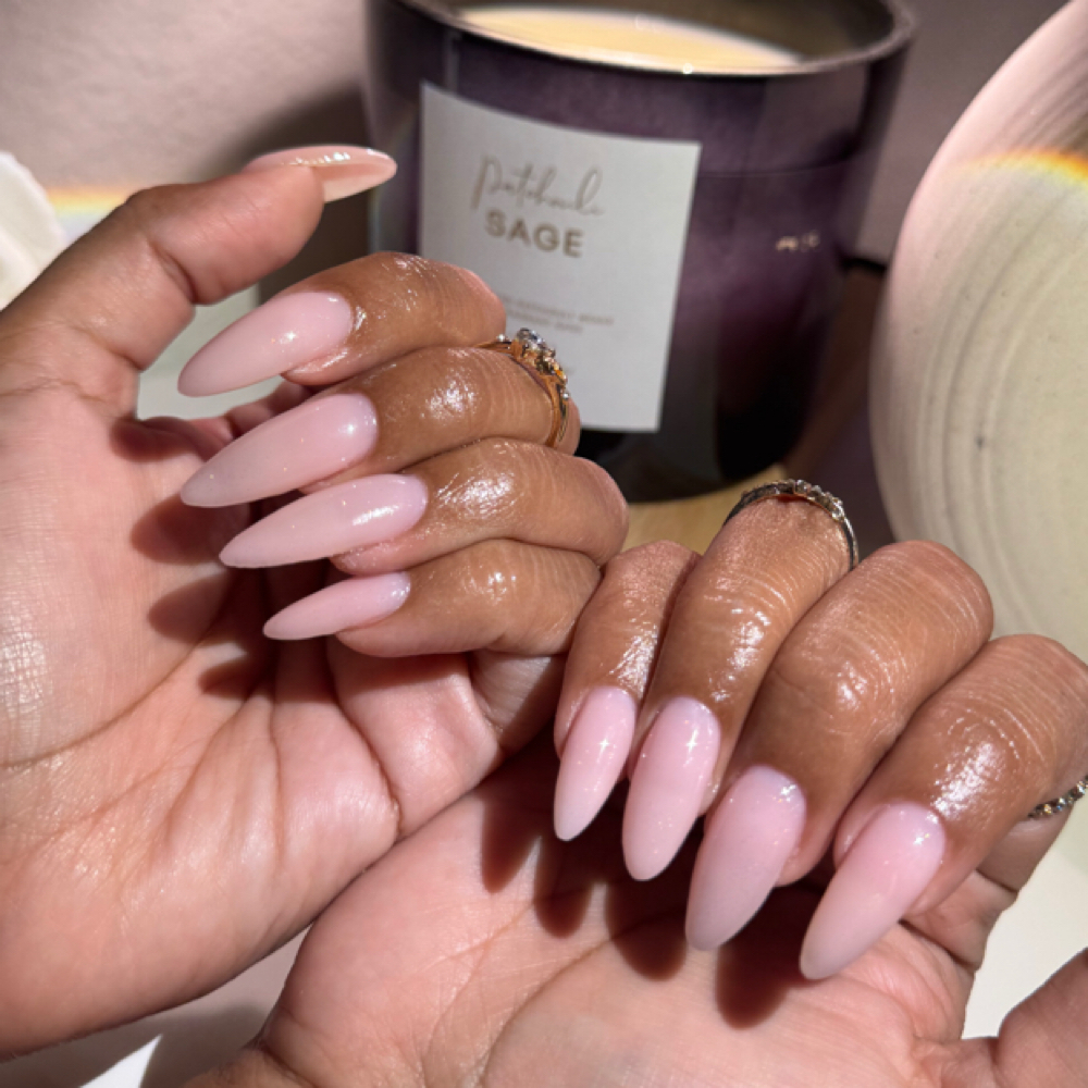 STRUCTURED MANI ♡ (single color) at … in fullerton, CA