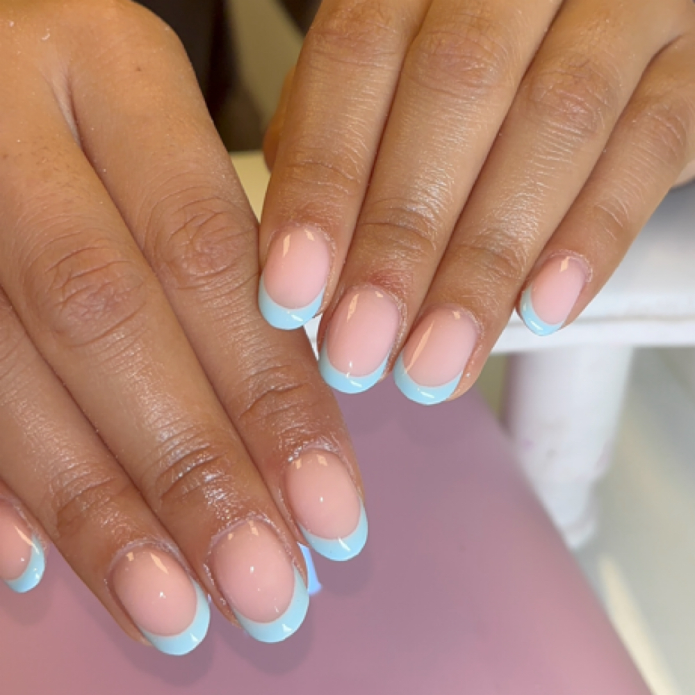 Overlay (on natural nail) at nailssbyjessicaaa in Waukegan, IL