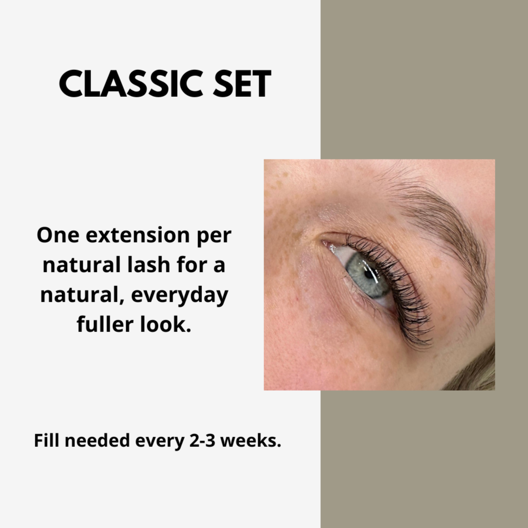 Classic Set-Lash Extensions at Vanilla Studio in Overland Park, KS