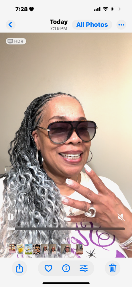 Pre-looped crochet  Braids