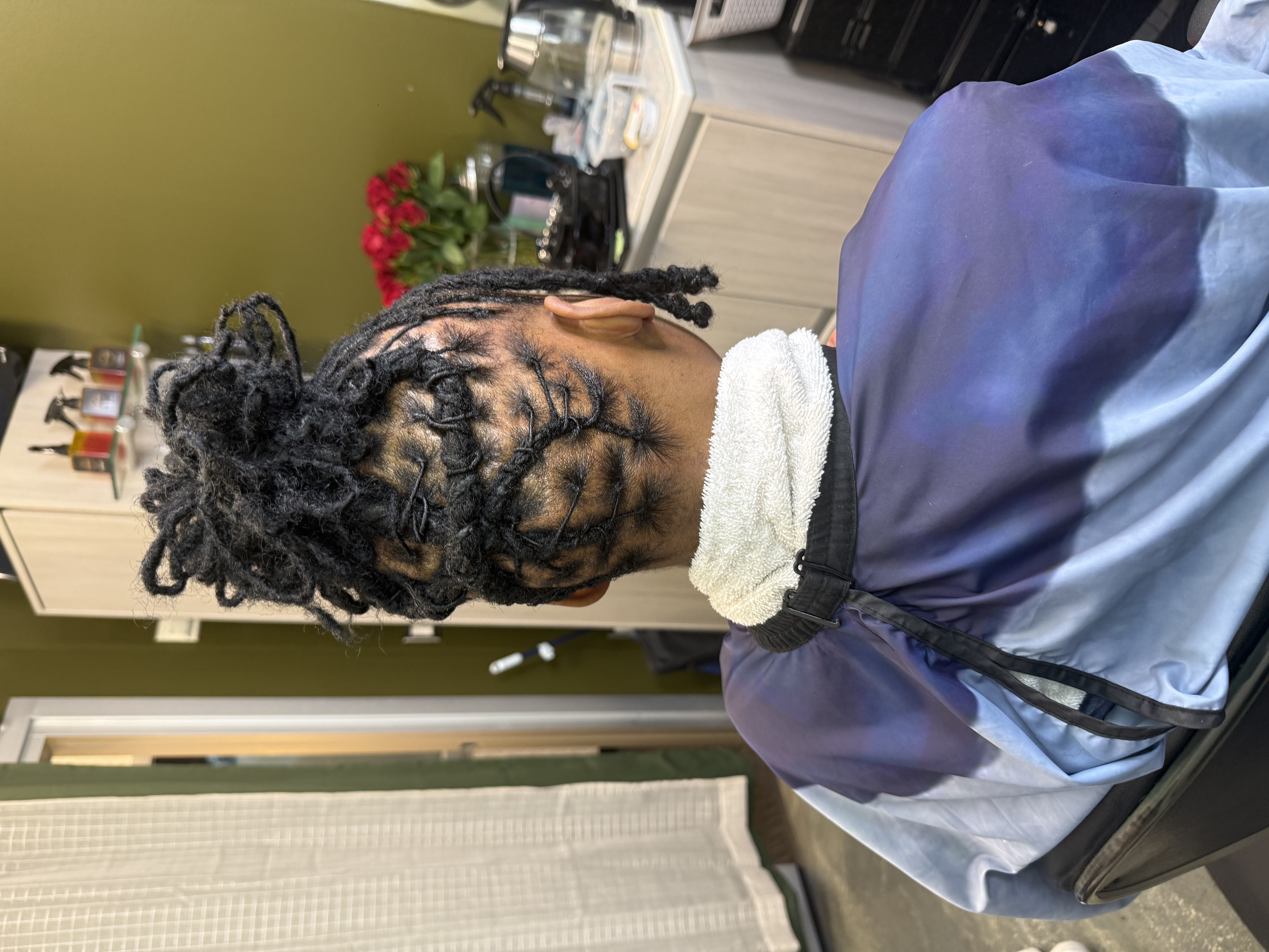 Loc updo