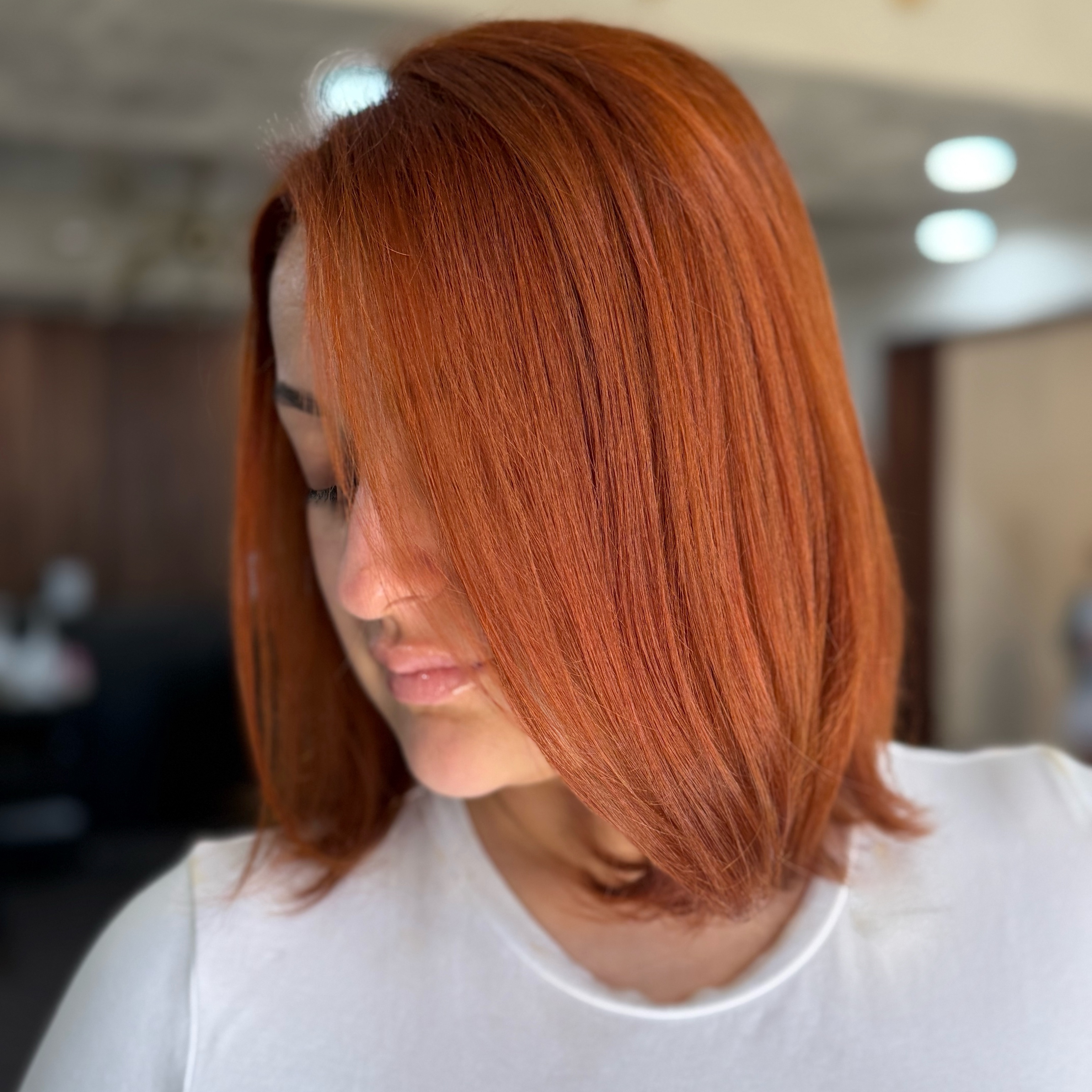 Coppers & Reds All over at AmeliaStyles STUDIO in Alpharetta, GA