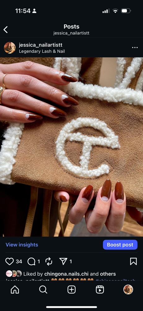 Gel X Extensions+Minimal Design ✨