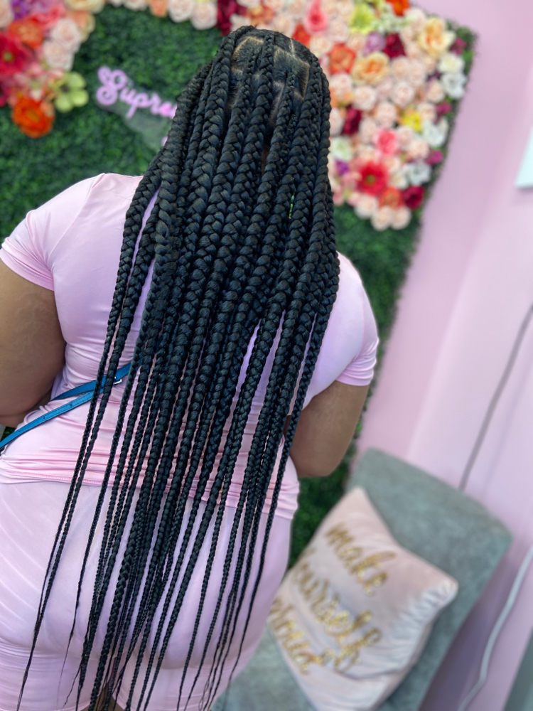 Jumbo Box Braids (Butt Length)