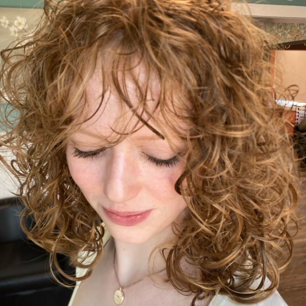 Curly Fancy Style at Brickhouse Beauties in Mooresville, IN