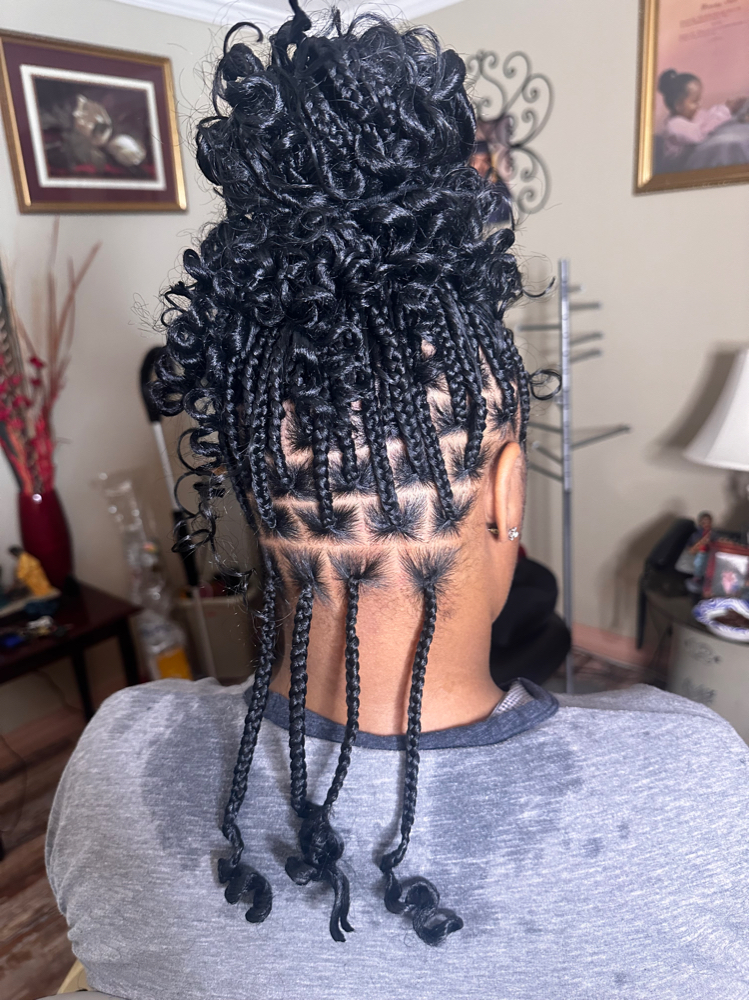 Knotless Boho Bob