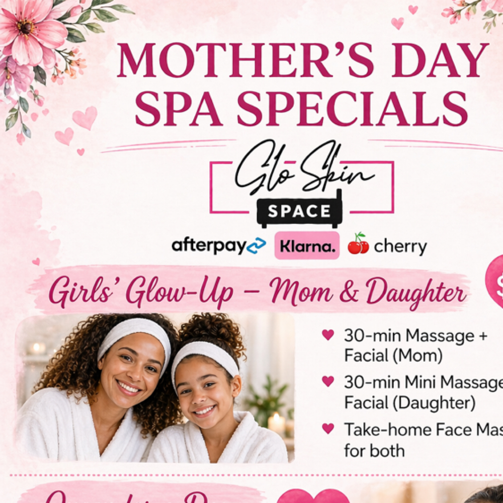 Mom & Daughter at Glo Skin Space in Crystal, MN