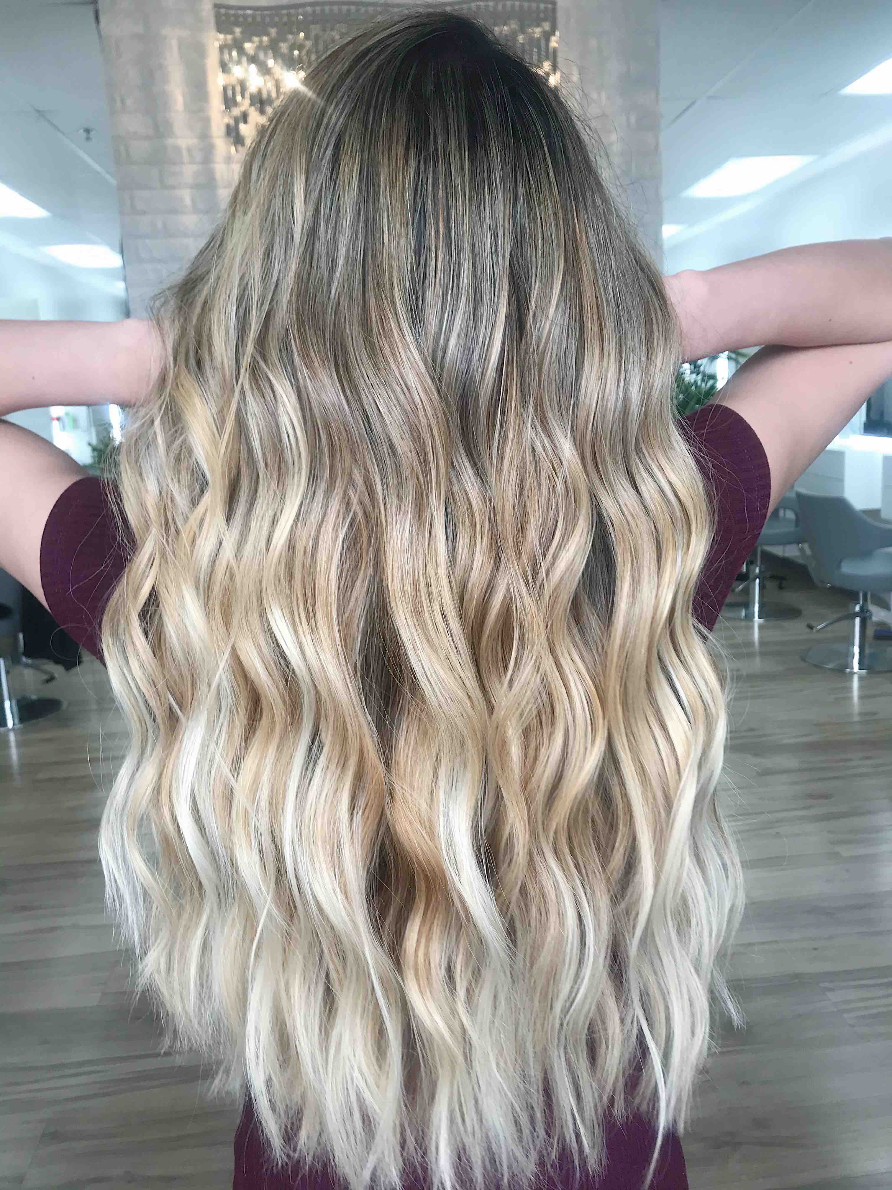 Dimensional Blonde Balayage