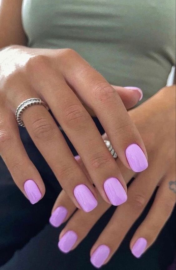 Gel polish manicure