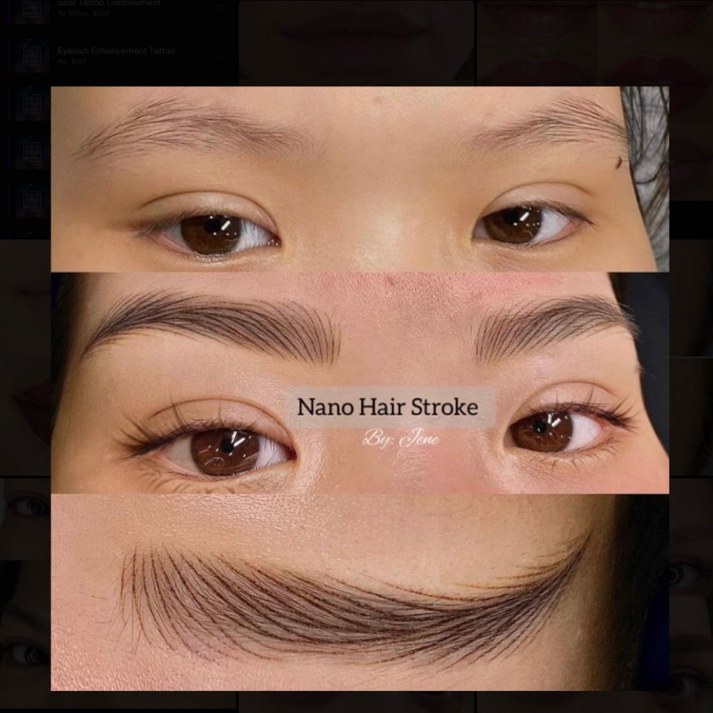 Nano Hairstroke Brows at J Brows Beauty in Coeur d’Alene, ID