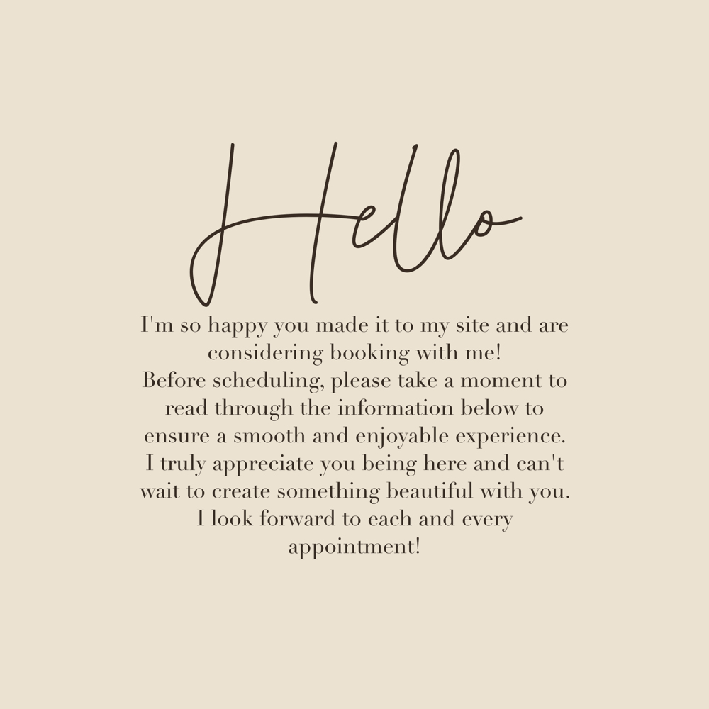 📌 PLEASE READ BEFORE BOOKING