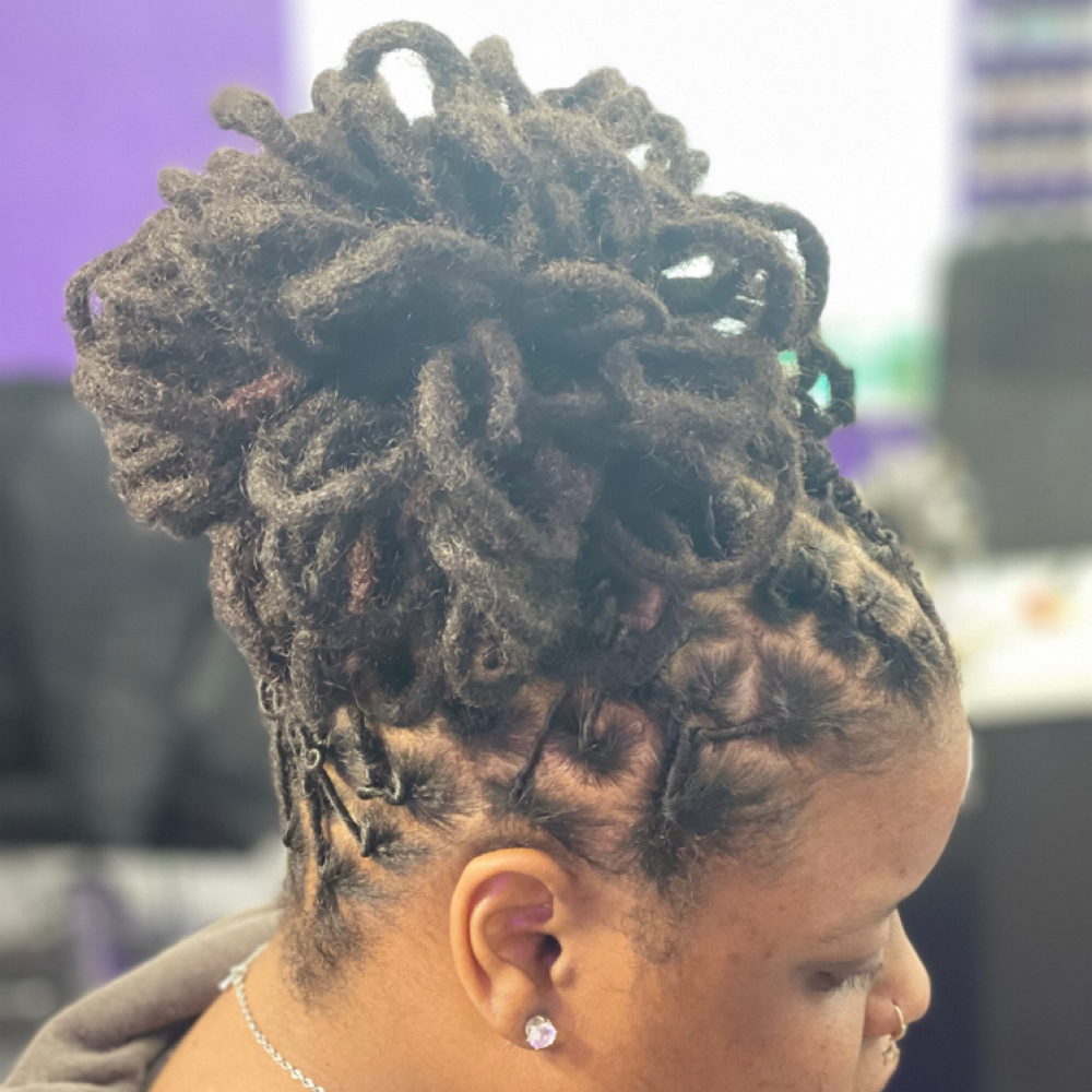 Loc Maintaince And Style at Audacity beauty parlor in Reno, NV