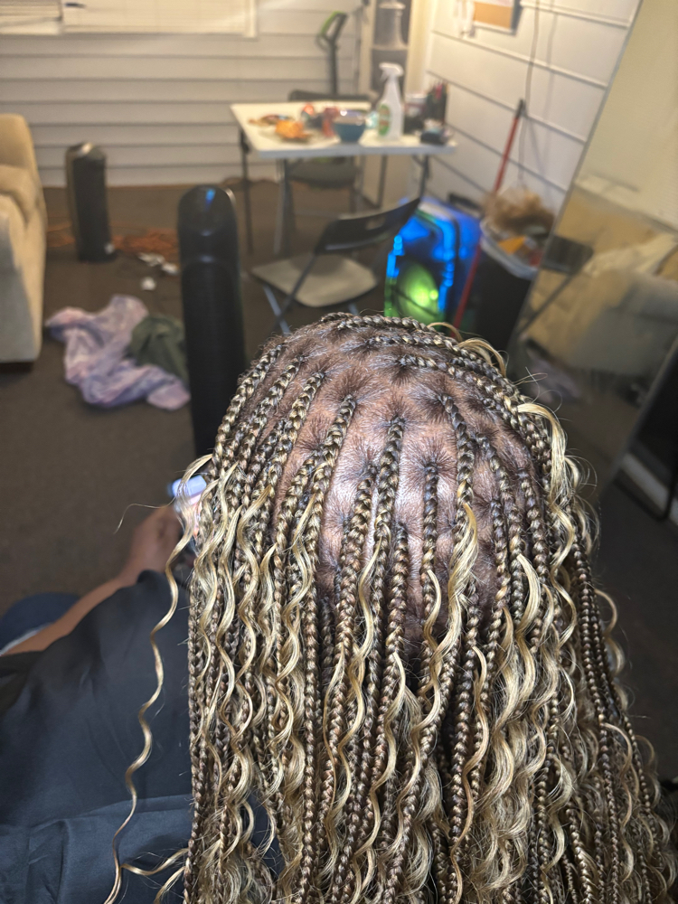 Small Knotless With Boho at F&HBeautyllc in Chattanooga, TN