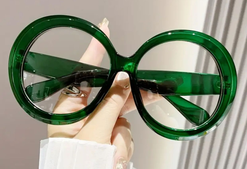Green Patch Sunglasses