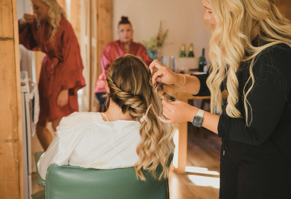 Bridal Updo Styling