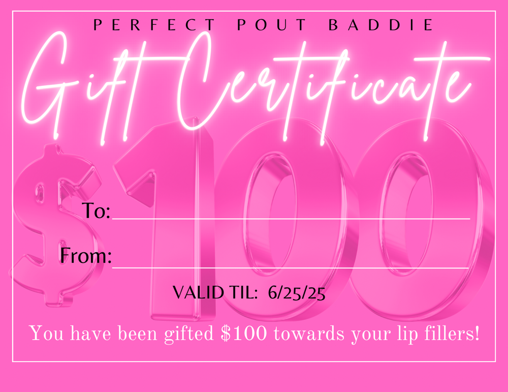 Lip Filler 💋 Gift Certificate
