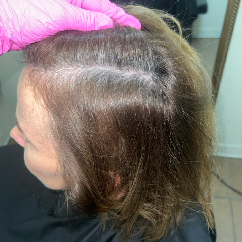 Root Touch-up, Haircut, & Blowout at Rooted Beauty By Jenny in Rock Hill, SC