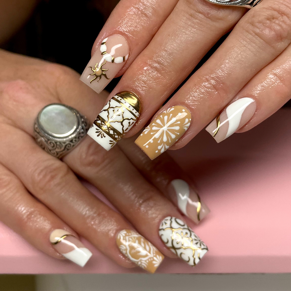 Medium Acrylic Full Set at Nails By Bean in Medford, OR