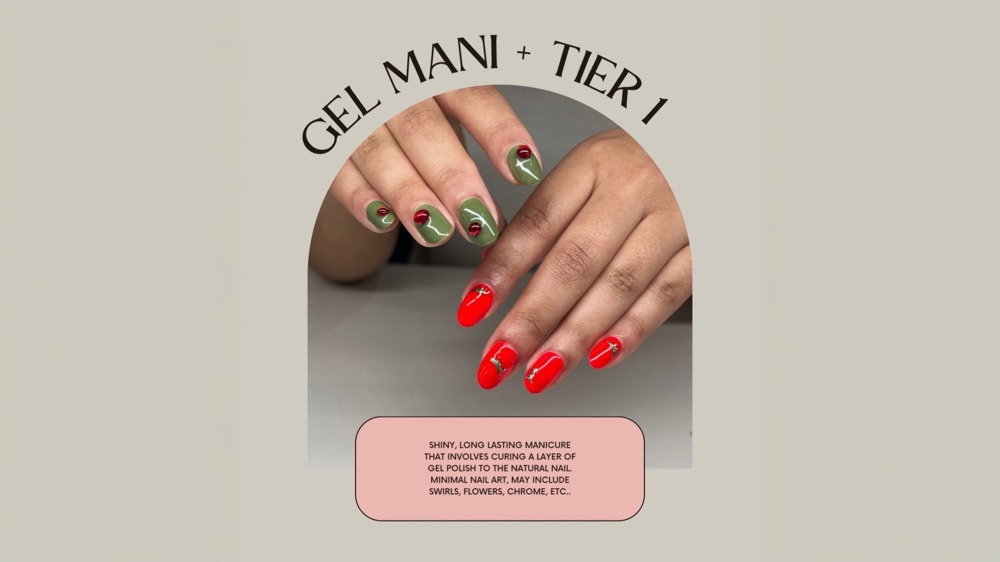 Gel Mani + Tier 1 Art