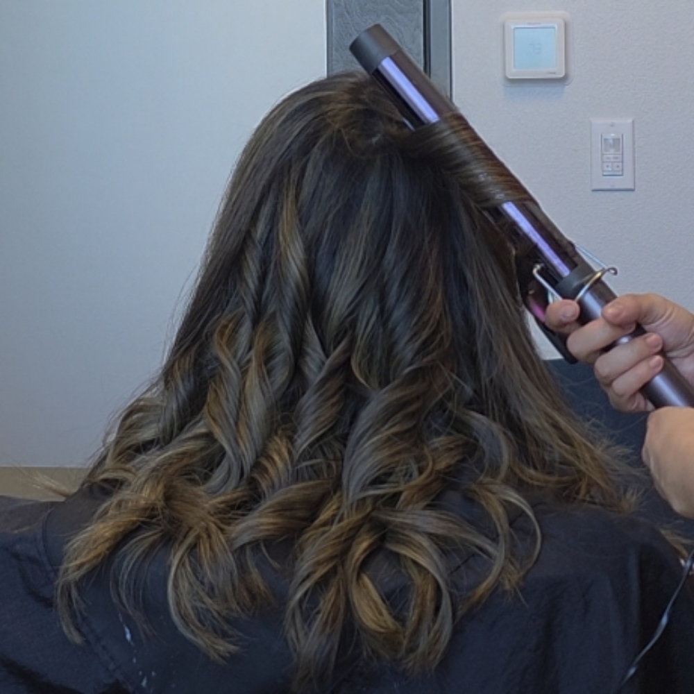 Dry Syling - Thick/Long Hair at Lavender Lane Salon in North Richland Hills, TX
