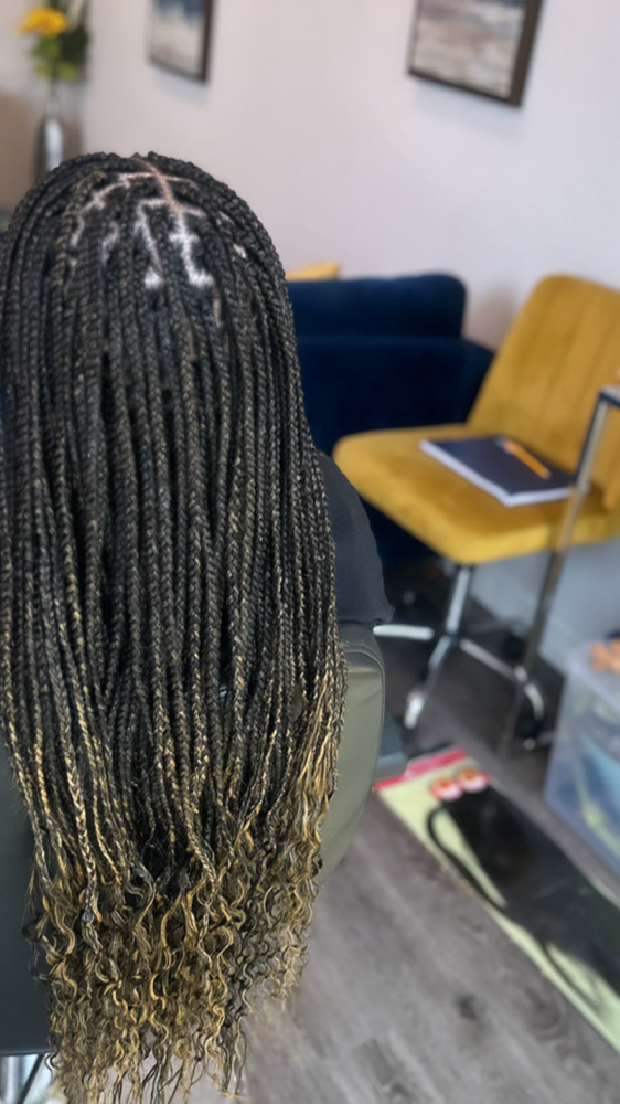 Medium Traditional Box Braids