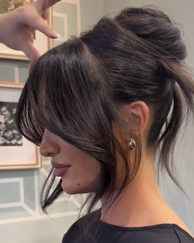 Curtain Bangs at Britney Beauty LLC in Harker Heights, TX