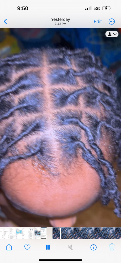 Locs (starter) at Aaliyah’s Creations in Manchester, NH
