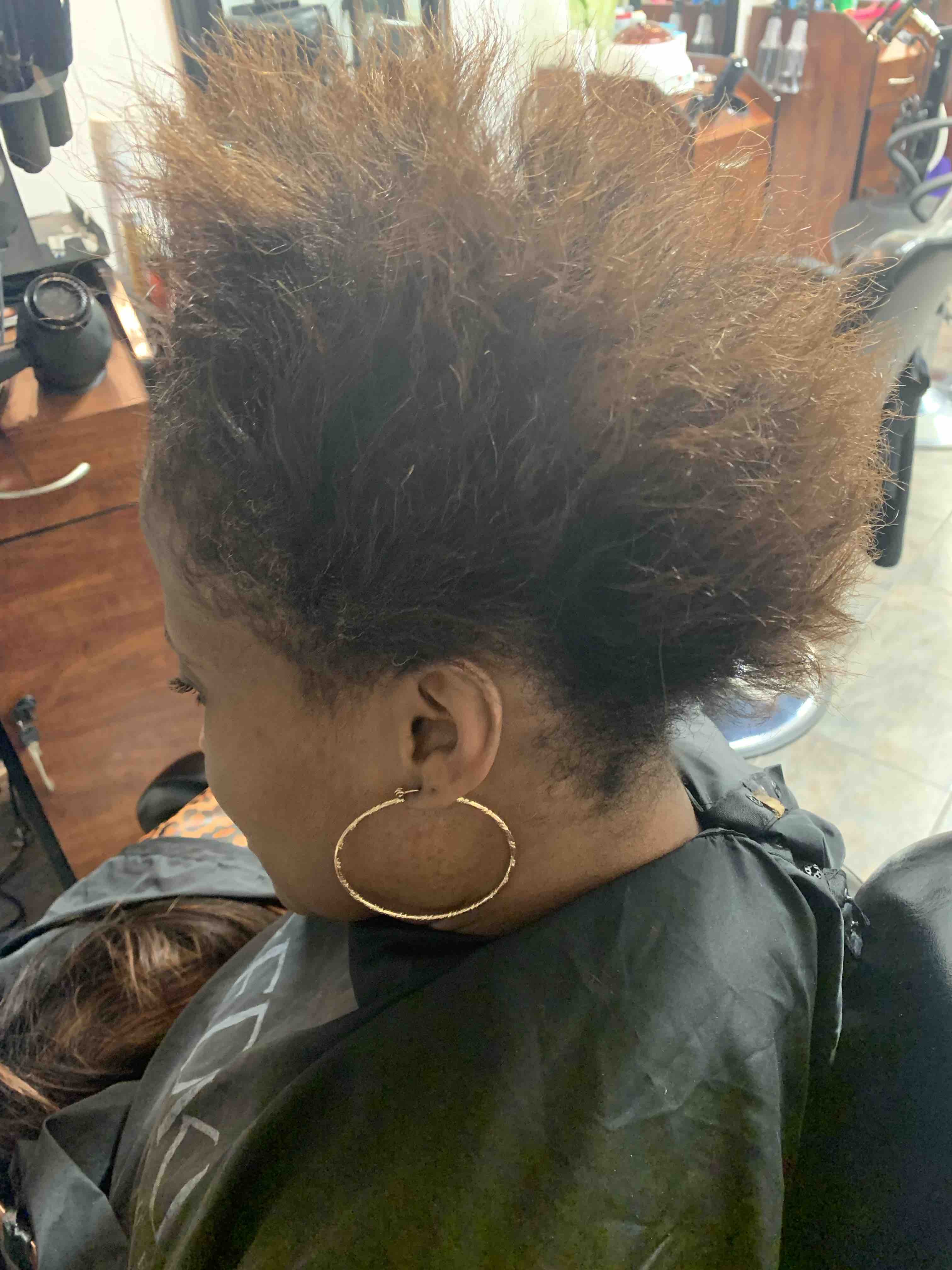 HAIR STYLE CUT  CURLY at BEAUTY SPECIALIST in Brooklyn, NY