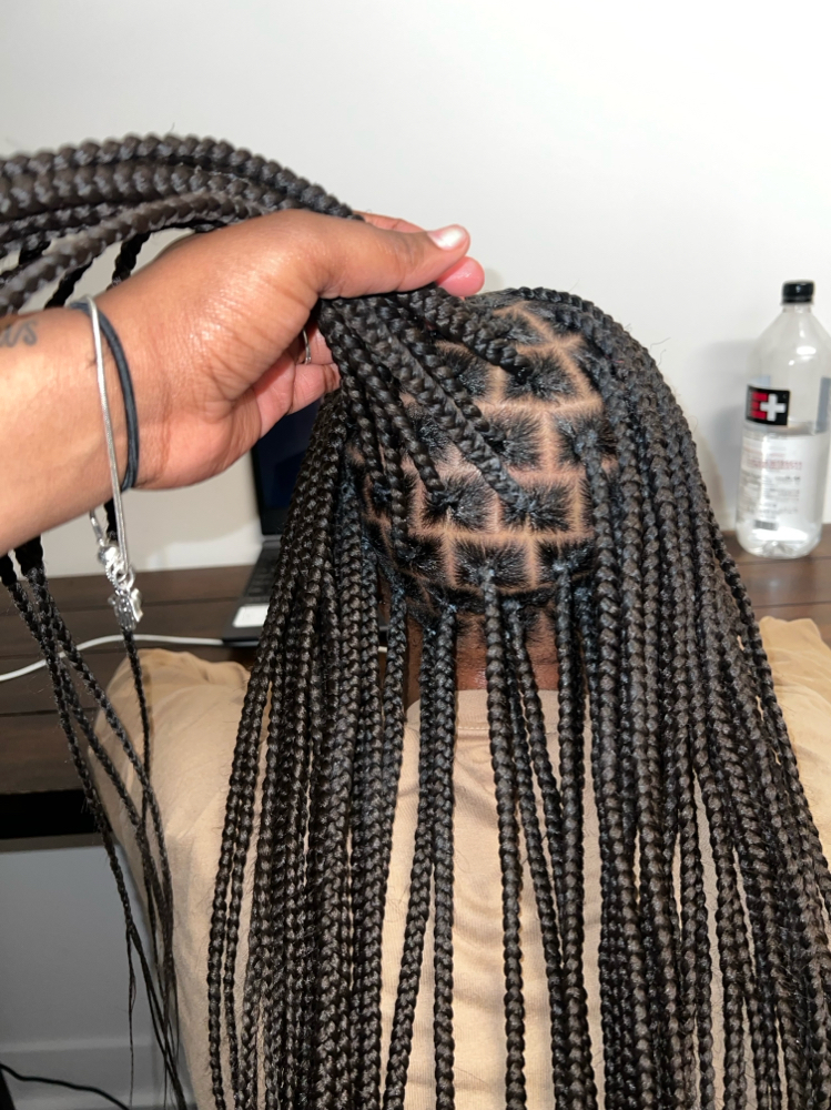 Medium Knotless Braids at Delor Beauty in Crofton, MD