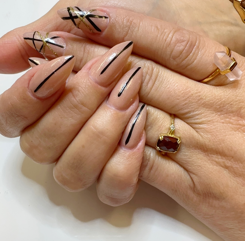 Sculpted Hard Gel Extensions (long+