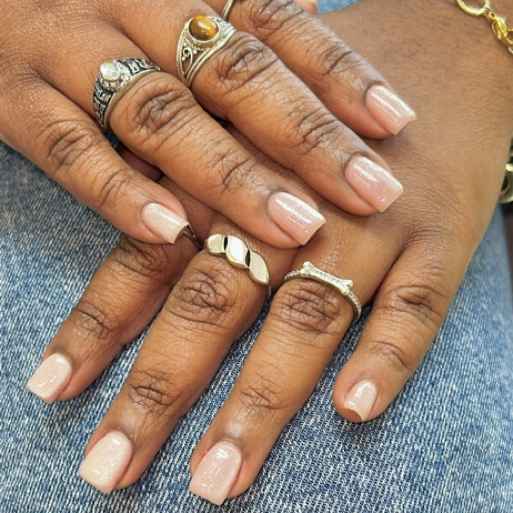 Structured Gel Manicure Fill at Luxe Nailzz in Sacramento, CA
