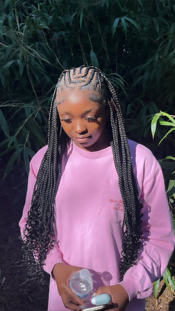 Regular Smedium Fulani Braids
