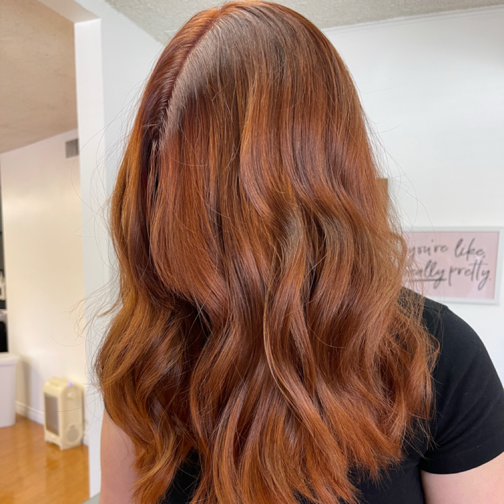Root Refresh Color at Tenth Street Hair Lounge in Riverside, CA